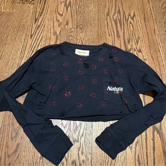 Natural Light Custom Crop Long Sleeve - Picture 1 of 3